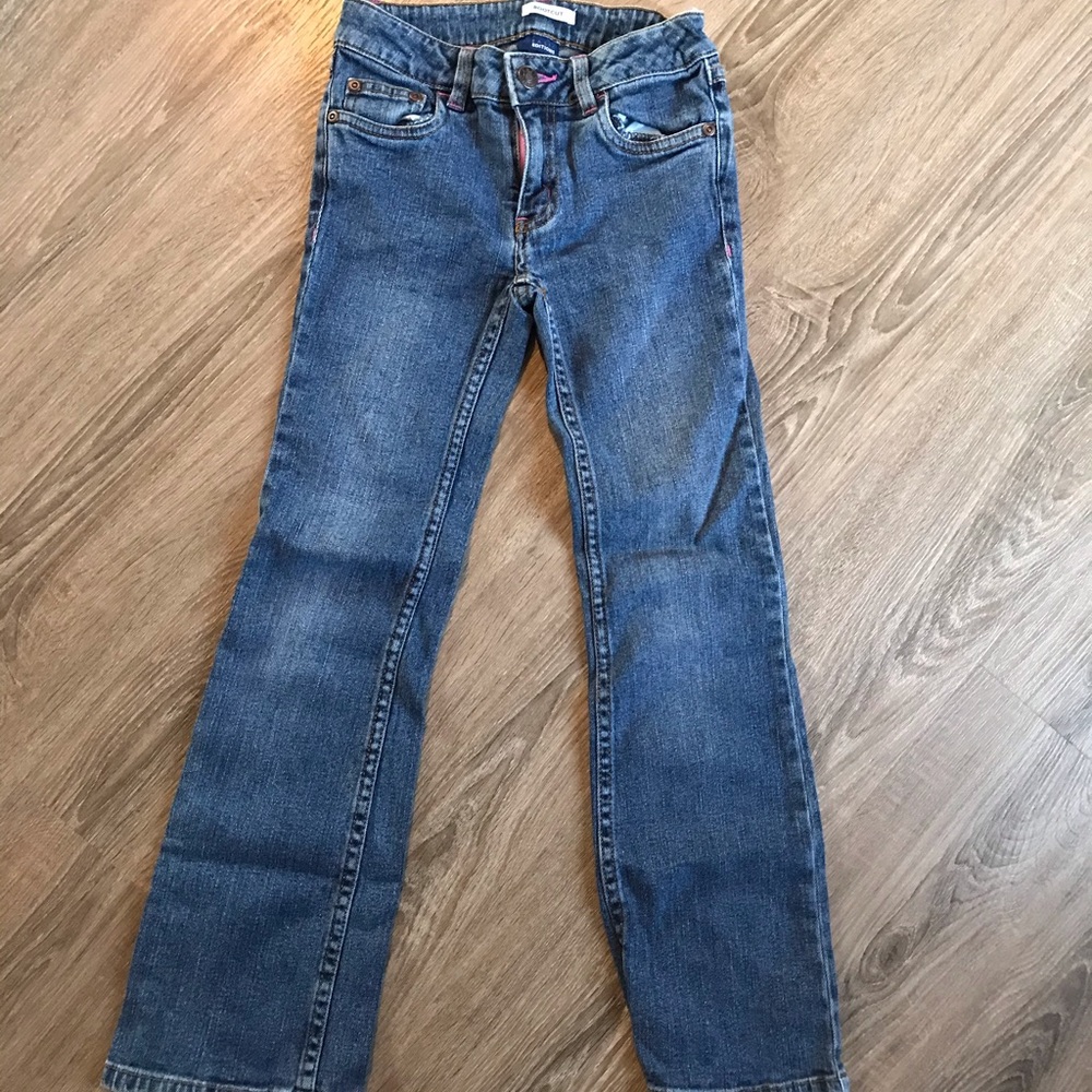Basic editions boot cut size 7 adjustable waist